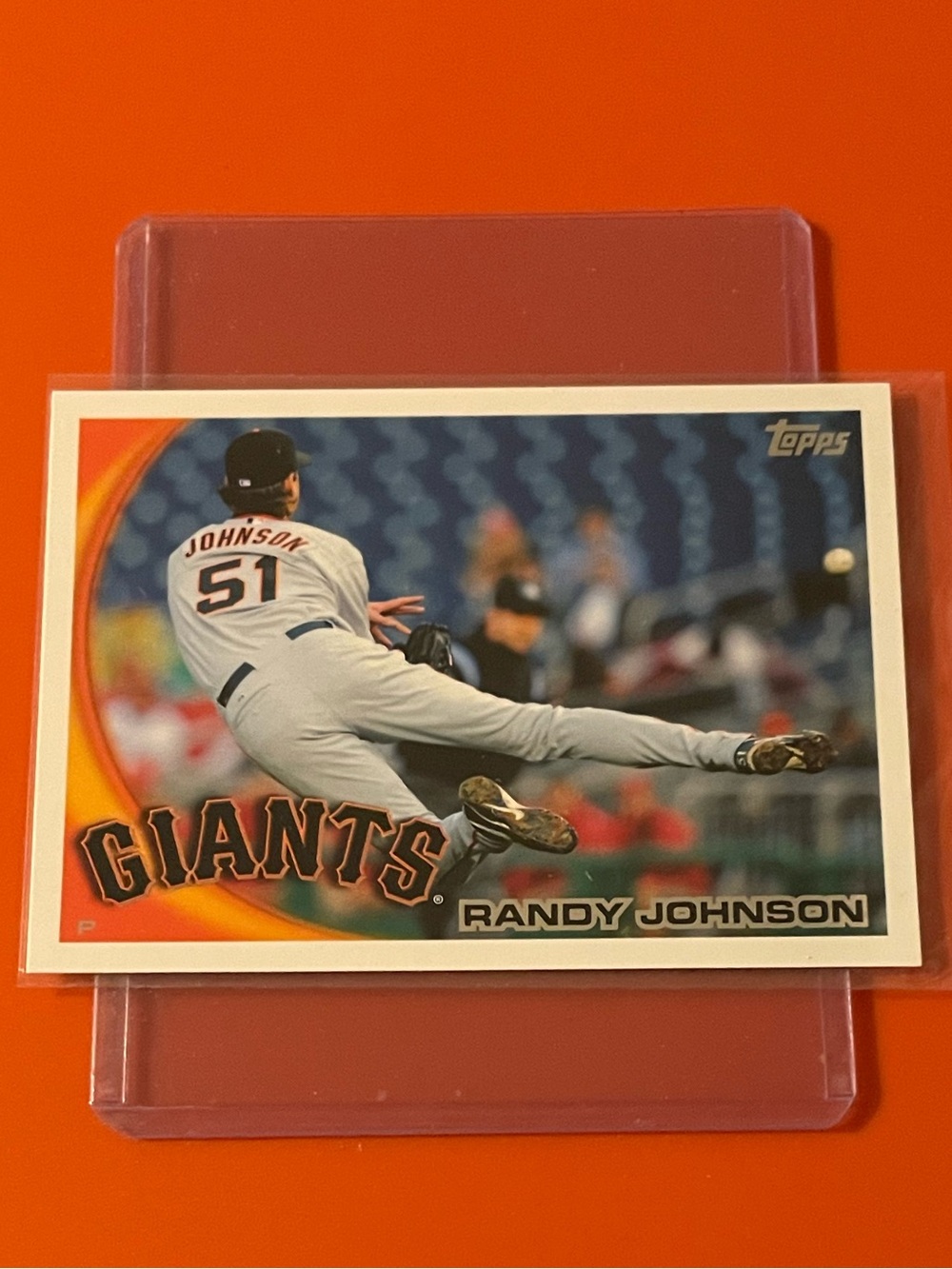 Randy Johnson #220 2010 Topps Baseball Trading Card